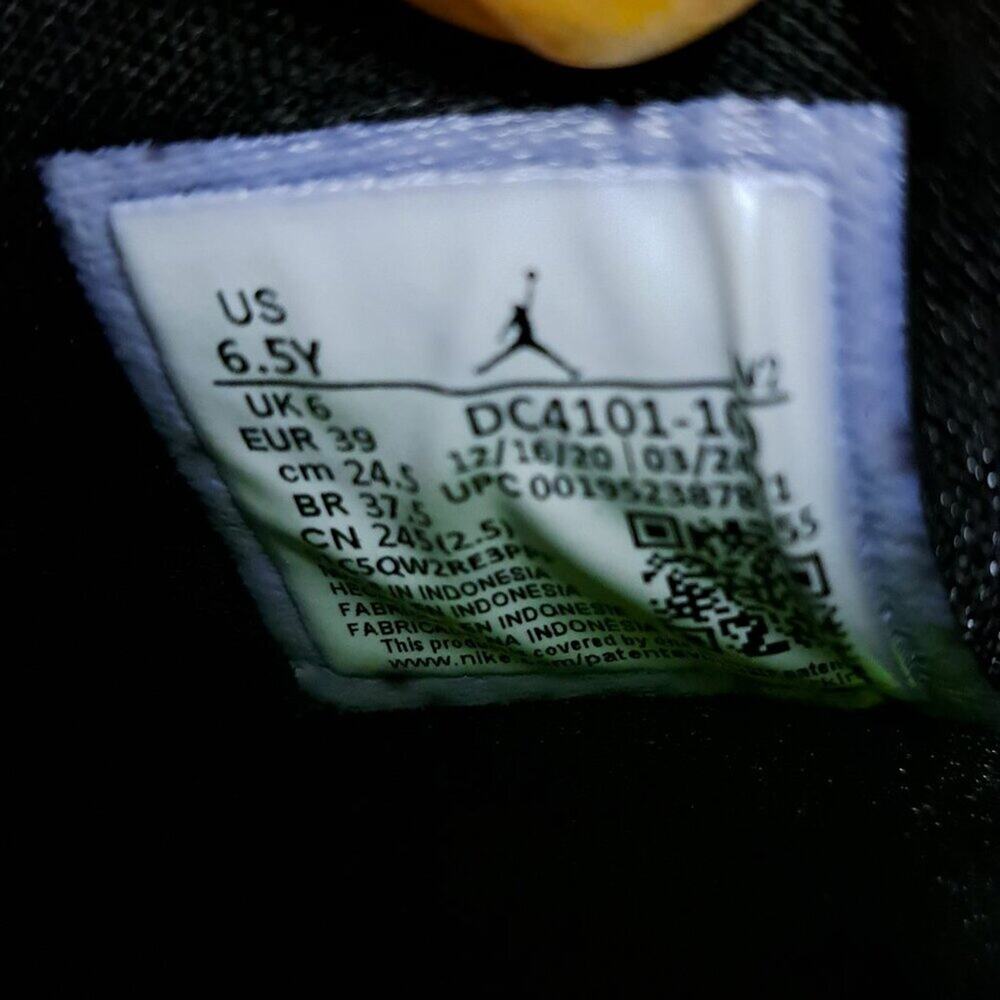 %Size 6.5Y - Nike Air Jordan 4 Retro (GS) 'DIY' Youth Shoes AJ24 - Picture 7 of 14